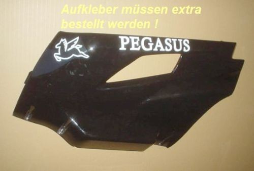 Verkleidung Bodenverkleidung schwarz links PEGASUS R50X