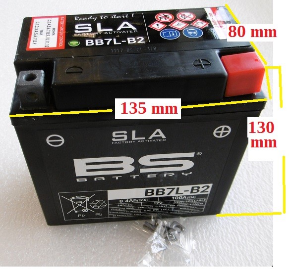 Batterie BS BB7L-B2