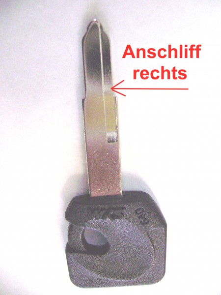 Schlüsselrohling (Rechtsschliff) SYM Orbit 50/125ccm